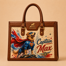 Custom Pet Woven Handbag – Luxury Hand-painted Bag | Caoson Premium