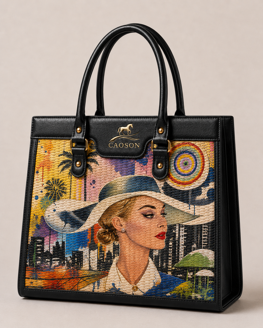 Caoson Luxury Tote — Editorial Portrait