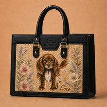Custom Pet  Hand-Painted Bag – Personalized Structured Woven Bag | Caoson Premium