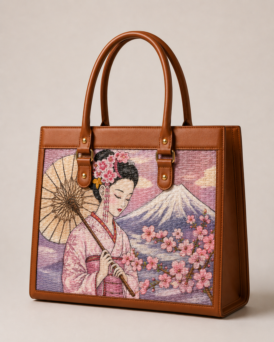 Caoson Luxury Tote — Sakura Heritage